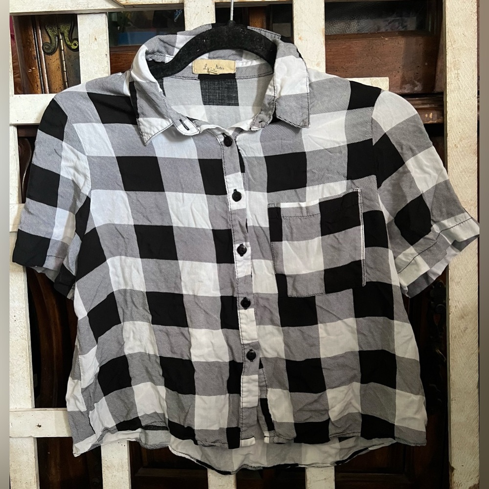 Plaided Croptop